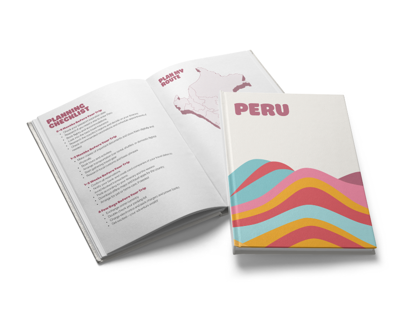 Peru Travel Planner Journal