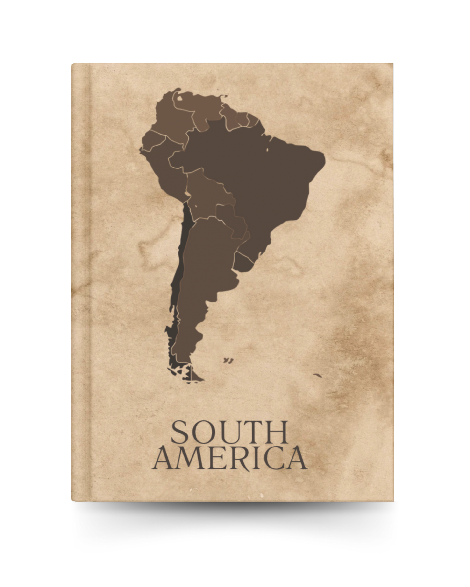 South America Travel Scrapbook Journal | Rustic Brown - We Go