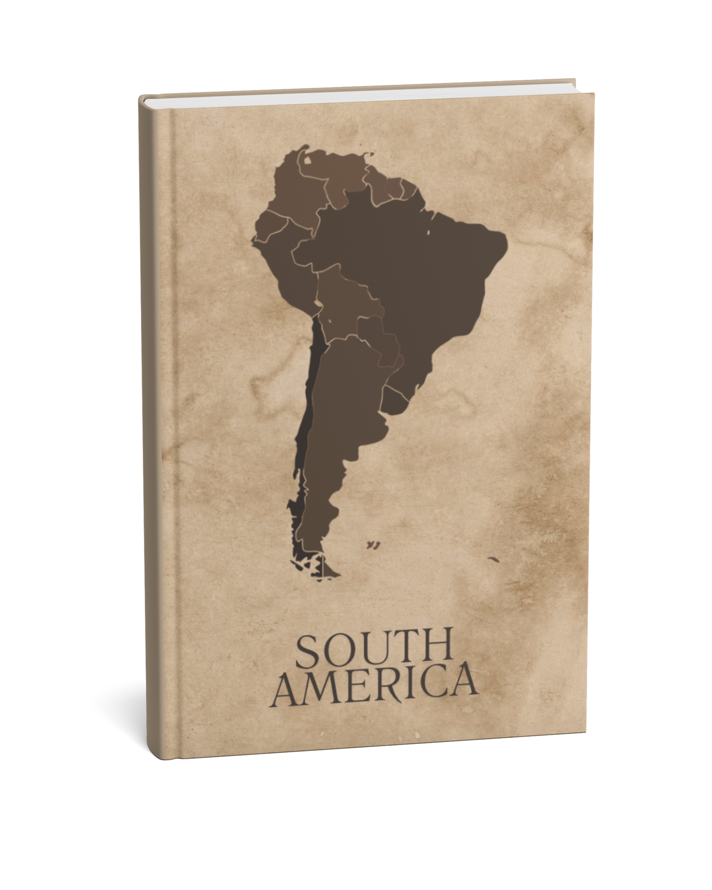 South America Travel Scrapbook Journal | Rustic Brown - We Go