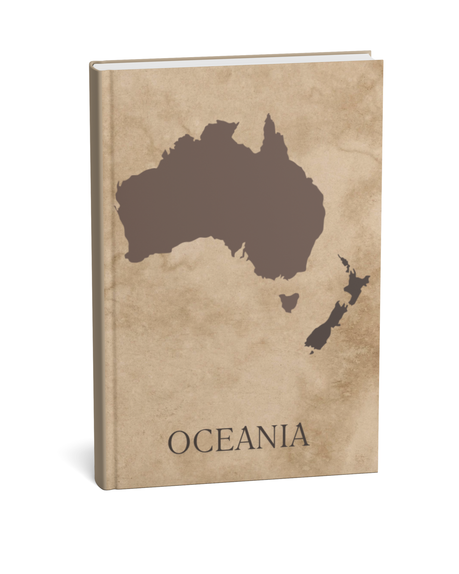 Oceania Travel Scrapbook Journal | Rustic Brown - We Go